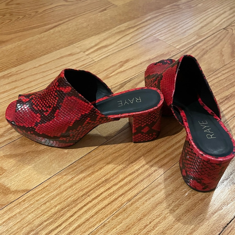 Raye Snake Skin Heel